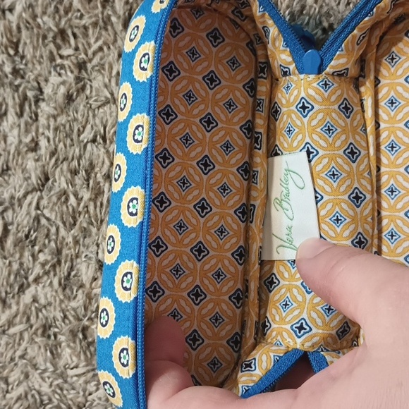 Vera Bradley Eye/Sun Glasses Case Retired In Riveria Blue. - Picture 6 of 6